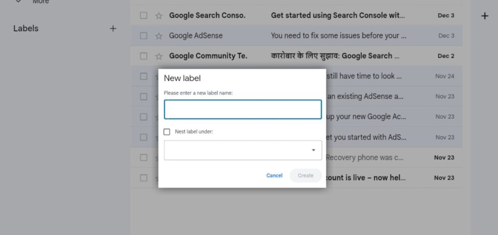 Mobile Se Gmail ID Me Label Kaise Banaye